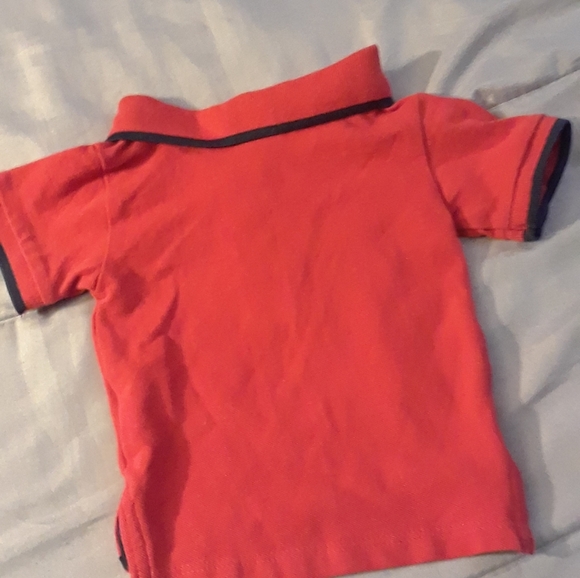 Size 3-6M U.S. Polo baby boys red and blue polo shirt - Picture 7 of 8